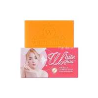 ราคา สบู่ไวท์ออร่า (ก้อนใหญ่) White Aura Miracle Carrot Soap ขนาด 160g. (25077695999)