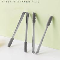 ราคา [304 ที่คีบอาหารสแตนเลส] หัวซิลิโคนแหนบบาร์บีคิวกันลื่นก้อนน้ําแข็ง/สเต็ก/เกี๊ยวทอดมัลติฟังก์ชั่แหนบครัว (44011288833)