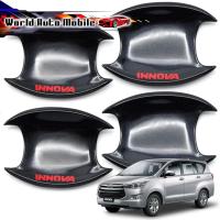 ราคา เบ้ากลม ดำเงา+โลโก้แดง "INNOVA" Toyota Innova SUV ปี 2018-2019 (8414889359)