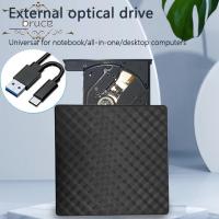 ราคา BRUCE 2 in 1 External DVD Writer, ไดรฟ์เตา DVD Type-c USB3.0, CD Writer Super Drive แบบพกพา Plug and Play Slim ภายนอก DVD Drive Notebook (41272398374)