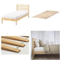 ราคา ผ่อนได้IKEA แท้ เตียงไม้สนแท้ 100% โครงเตียงสไตล์สแกนดิเนเวียนดั้งเดิม ด้วยดีไซน์เรียบ ๆ (12186118994)