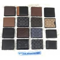 ราคา COACH แท้ % Coach Wallet for Men กระเป๋าสตางค์ Coach สำหรับผู้ชาย ใบสั้น (15416295953)