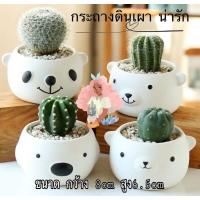 ราคา กระถางดินเผา กระถางปลูกต้นไม้ ส่งจากไทย กระถางลายการ์ตูน ลายสัตว์ (8950383511)