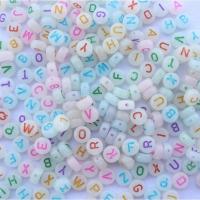 ราคา 4x7mm 100 ชิ้นลูกปัดส่องสว่างลูกปัดพลาสติกเครื่องซักผ้า DIY เครื่องประดับมืออุปกรณ์เสริมหยดน้ํามันลูกปัดหลวม 26 ภาษาอังกฤษ lette (27857816591)