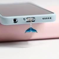 ราคา โทรศัพท์มือถือปลั๊กป้องกันฝุ่น ทําเอง โลหะผสมมหาสมุทรสีฟ้าหางนางเงือกจี้ขนาดเล็กตกแต่งโทรศัพท์มือถือปลั๊กป้องกันฝุ่น (29116327470)