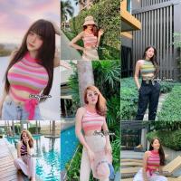 ราคา MesubShop เสื้อคล้องคอ ไหมพรมผูกหลัง ผูกคอ!!!! แซ่บบบบบบบ งานไหมพรมแซ่บๆ เสื้อผูกหลัง ปลาหมึก (15050913148)