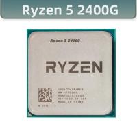 ราคา AMD Ryzen 5 2400G R5 2400G 3.6 GHz Quad-Core แปดเกลียว 65W CPU โปรเซสเซอร์ YD2400C5M4MFB ซ็อกเก็ต AM4 (26141159360)
