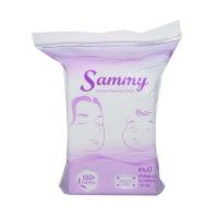 ราคา Sammy Premium Cleaning Cotton แซมมี่ สำลีแผ่นบางขนาดใหญ่ 100g. ใช้เช็ดทำความสะอาดผิวเด็ก และผิวหน้า (1269344715)