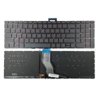 ราคา คีย์บอร์ด Hp 15-AX 15-AB 15-AK 15-BC Series สีแดง มีไฟ แป้นไทย-อังกฤษ KEYBOARD (26759958025)