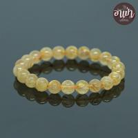 ราคา หินไหมทอง Gold Rutilated Quartz เกรดพรีเมี่ยม ขนาด 8 มิล หินแท้ 100% หินแห่งความร่ำรวย ช่วยนำพาทรัพย์สิน เงินทอง โชคลาภ (2183487385)