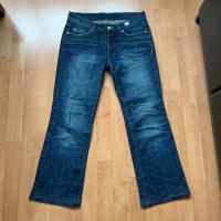 ราคา กางเกงยีนส์ขาม้า สียีนส์เข้ม ใส่ได้ทั้งหญิง-ชาย no.25 (7939078541)