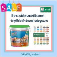 ราคา **ส่งฟรี** จระเข้ สีคัลเลอร์ซีเมนต์ สำหรับผนังปูนฉาบ หรือ อิฐ (ไม่บรรจุถังใส่) มีเฉดสีให้เลือก (2109860087)