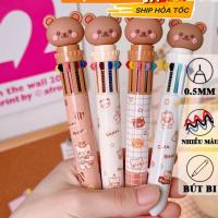 ราคา ปากกาลูกลื่นพร้อมไส้ตุ๊กตาหมีน่ารัก 10 หัว ข59 ปากกาลูกลื่นหัวหมีสีน่ารัก ฟูมิ (41113531790)