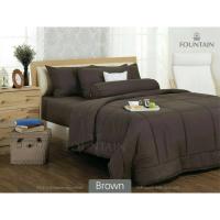 ราคา เซทรวมนวม ฟาวเท่น(Fountain) สีพื้น ทอ 300 เส้นด้าย ที่นอนหนา 13 นิ้ว (5818082702)