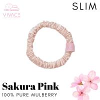 ราคา ยางรัดผมผ้าไหมแท้ สี Sakura Pink Size S ยางผ้าไหมถนอมเส้นผม แท้ 100% mulberry silk scrunchie (27008800674)