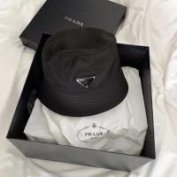 ราคา ✨Prada Nylon Bucket Hat Sz.S สีดำ (5945194775)