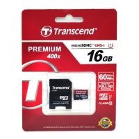 ราคา Transcend Micro SD16GB Class10 /400x (4654609004)