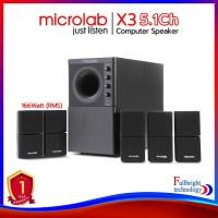ราคา Microlab รุ่น X3/5.1 Speaker 5.1 Ch. (166 Watt) ลำโพงคอมพิวเตอร์ รองรับระบบเสียง 5.1 รับประกันศูนย์ไทย 1 ปี (505274473)