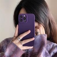 ราคา เคสม่วง iPhone 13 Pro Max เคสไอโฟน11แบบนิ่ม TPU ฝาครอบป้องกันกันกระแทกสำหรับ เคส iPhone 13 7 8 Plus SE 3 2022 เคสไอโฟนXSMax 14 Pro Max 10x xr 7Plus XS เคสไอโฟน8พลัส 12 11 SE2 Case (22876225625)