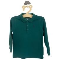 ราคา marks and spencer M&S เสื้อโปโลเด็ก คอปกแขนยาว สีเขียวเข้ม หล่อจัดSize 12-18 เดือน (24742808436)
