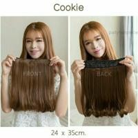 ราคา แฮร์พีช hairpiece งุ้มปลายสั้น รุ่น Cookie (41894688)