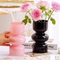 ราคา พร้อมส่งในไทย แจกันสุดน่ารัก ทรงเสาโบราณ แต่สีสันทันสมัย สวยหรู เป็นแก้ว (40958939972)