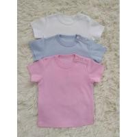 ราคา เสื้อยืดคอกลมเด็ก เสื้อแขนสั้นเด็กเล็ก เด็กแรกเกิด เสื้อคอกลมเด็ก สีพื้น สีขาวล้วน สำหรับเด็กแรกเกิด - 2 ปี (11701910809)