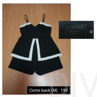 ราคา จั้มสูทขาสั้น งานป้ายCome back(M) ไร้ตำหนิ ทรงสวย ใส่สบายจ้า (3547519832)