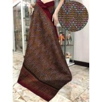 ราคา ผ้าไหมมัดหมี่ไหมแท้ ลายพิกุลร้อยดาว ทอ3ตะกอ ทอเก็บริม ไหมบ้าน ผ้าไหมมัดหมี่สุรินทร์แท้ 100% ผ้าไหมมัดหมี่ ผ้าไหมไทยแท้ (22670792479)