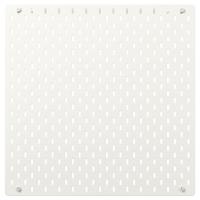 ราคา [IKEAแท้ ถามก่อนสั่ง] SKÅDIS สกัวดิส บอร์ดเจาะรู, ขาว, 56x56 ซม. (24988765142)