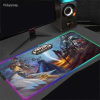 ราคา ▥ World Of Warcraft เมาส์ขนาดใหญ่ อุปกรณ์เสริมสำหรับเล่นเกม RGB แผ่นรองเม้าส์ PC แล็ปท็อป Antis (29486202272)