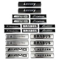 ราคา สติกเกอร์โลหะโลโก้ AMG Carlsson Brabus สำหรับติดหลังรถ Mercedes Benz W210 W211 W203 W204 2ชิ้น (2892377189)