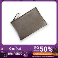 ราคา แฟ้มหนัง กระเป๋าหนัง ใส่เอกสาร ใส่ipad ขนาด F4 และ A4 ซิบเดียว กันน้ำ (11860959461)