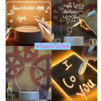 ราคา ส่งทันที 3Dโคมไฟอะคริลิค LED ตกแต่งห้องนอน F3D (6423095985)