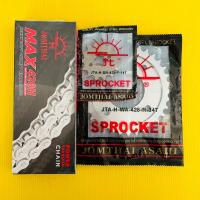 ราคา โซ่สเตอร์ชุด wave110i,wave125,wave100s (U-BOX) 106-14-34 แท้พระอาทิตย์ (18071447053)