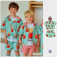 ราคา 「สินค้าลิขสิทธิ์แท้」IRIS KIDS 25 Summer bebe IKS2327 Apple bear Series เสื้อผ้าเด็ก สไตส์เกาหลี ผ้านุ่มใส่สบาย ลายน่ารัก (42551632952)