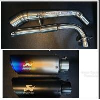 ราคา คอท่อสแตนเลส Honda MSX MSX-SF Demon125 พร้อม ปลายท่อ Akapaovic กระป๋อง เสียงแน่น งานสวยแข็งแรง (8102843814)