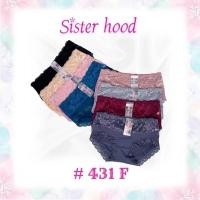 ราคา Sister hood 431 กางเกงในลูกไม้ ลูกไม้นิ่ม ทรงเต็มก้น ผ้าใส่สบายลูกไม้นิ่ม (26004853012)