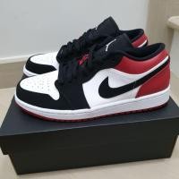 ราคา Nike Air Jordan 1 Low Black Toe ของแท้ ของใหม่ (2223332840)