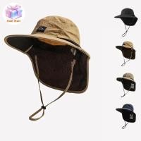 ราคา หมวกบักเก็ตเดินป่า หมวกกันแดด หมวกกันแดดปีกกว้าง มีสายคล้องคอ ใช้สำหรับ ตั้งแคมป์ ปีนเขา (29079025142)