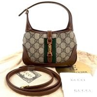 ราคา Gucci Supreme GG Jackie 1961 Mini Shoulder Bag 637092 ของแท้ 100% (41370399495)