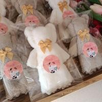 ราคา ผ้าขนหนูหมี ตุ๊กตาของชำร่วย50ชิ้น (25360402455)