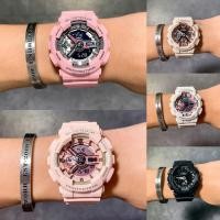 ราคา นาฬิกา Casio นาฬิกาข้อมือของแท้ Casio G-SHOCK รุ่น GMA-S110MP-4A1 สีชมพูอ่อนกันน้ำกีฬานาฬิกาอิเล็กทรอนิกส์หญิง (2709257867)
