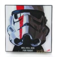 ราคา Stormtrooper #3 สตอร์มทรูปเปอร์ Star Wars สตาร์วอร์ส รูปภาพ​ติด​ผนัง​ pop art แต่งบ้าน ของขวัญ กรอบรูป​ โปสเตอร์ (4140873521)