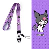 ราคา Y&P| สายคล้องคอ Kuromi การ์ตูน ผู้ถือบัตรนักเรียน ป้องกันการสูญเสีย สายคล้องคอโทรศัพท์มือถือ (28256577957)