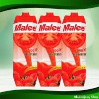 ราคา น้ำผลไม้ น้ำมะเขือเทศ มาลี 1000 มล. (แพ็ค3กล่อง) Fruit Juice Tomato Juice Malee (19376324345)