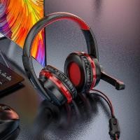 ราคา Hoco รุ่น W103 หูฟังเกมมิ่ง Gaming Headphone หูฟังครอบหูมีไมค์ คุยโทรศัพท์ได้ สำหรับเล่นเกมส์หรือเรียนออนไลน์ได้ (23774232932)