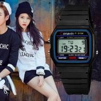 ราคา Conavin นาฬิกาข้อมือชาย,หญิง รุ่น F-91W-1DG - Black (512506516)