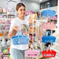 ราคา ตะกร้าใส่ของอเนกประสงค์ ตะกร้าหูหิ้ว ลายการ์ตูนโดเรมอน หมีพูห์ มิกกี้เมาส์ พร้อมส่ง (24120580004)
