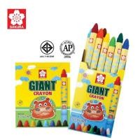 ราคา สีเทียน สีเทียนแท่งใหญ่ GIANT SAKURA Crayon มีให้เลือก 8สี / 12สี (จำนวน 1 กล่อง) (20936280015)